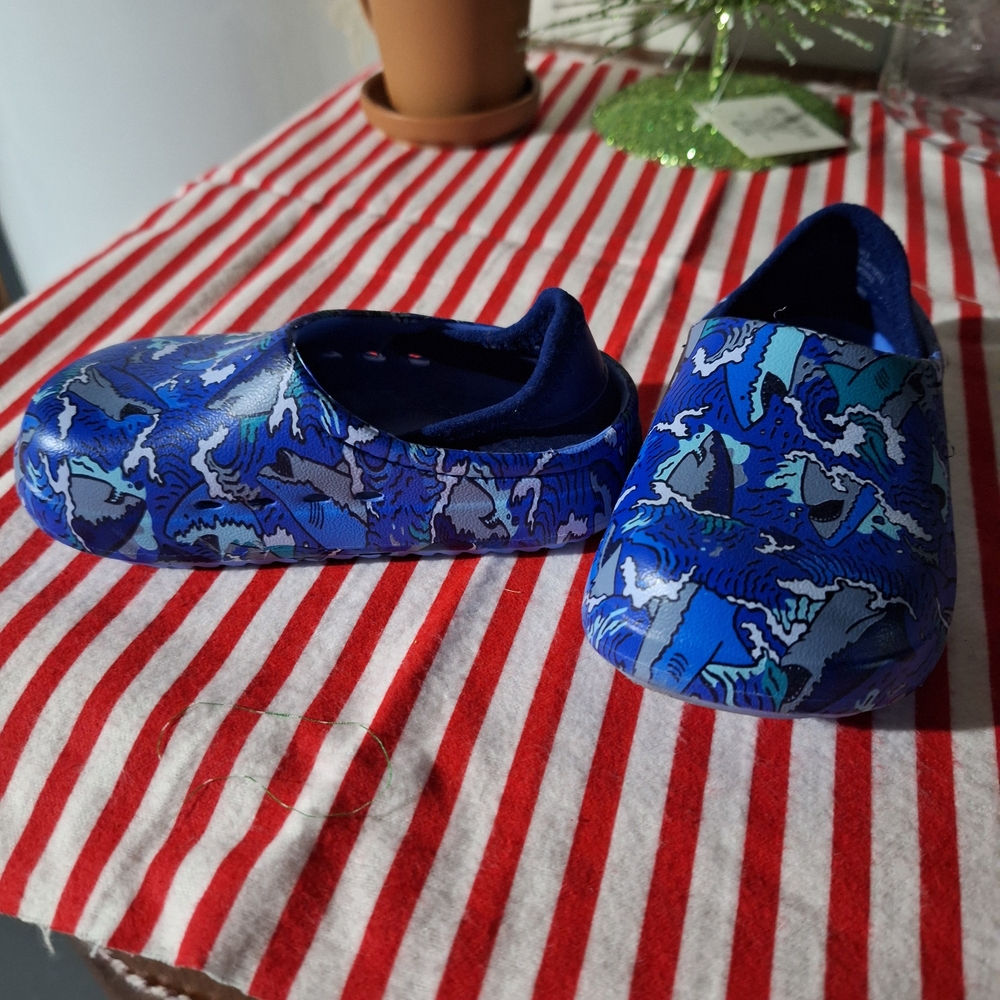 Blue Dinosaur Kids Shoes
